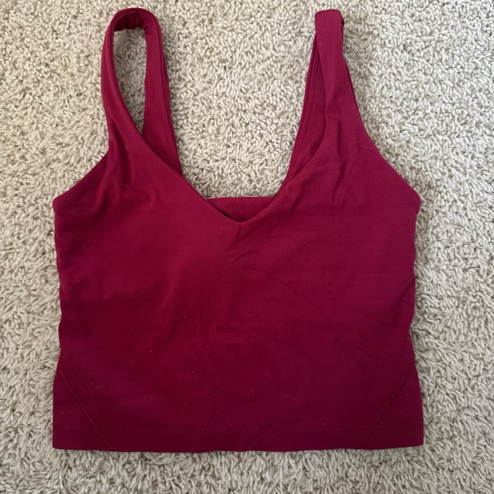 lululemon magenta align top